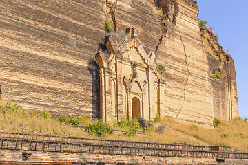 Image showing Mingun Pahtodawgyi Temple in Mandalay