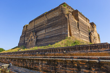 Image showing Mingun Pahtodawgyi Temple in Mandalay