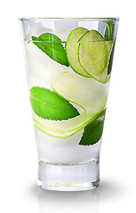 Image showing Lime mojito in glass