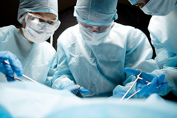 Image showing Medical workers in surgical room