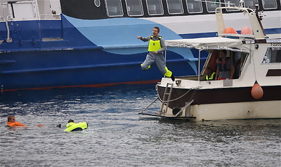 Image showing Man Overboard