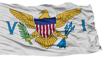 Image showing Isolated United States Virgin Islands Flag, USA state