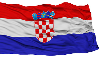 Image showing Isolated Croatia Flag
