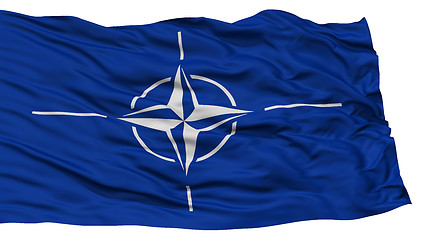 Image showing Isolated NATO Flag