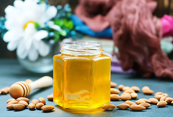 Image showing honey with nuts