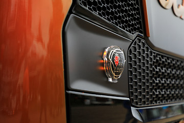 Image showing Illuminated Scania Sign on Vehicle Grille