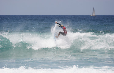 Image showing Surfing