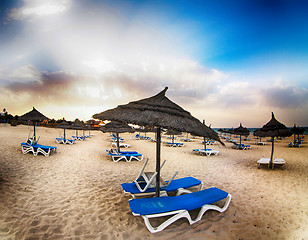 Image showing magical tunisian beach 