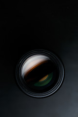 Image showing Camera lens on empty background