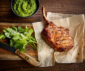 Image showing freshly grilled steak