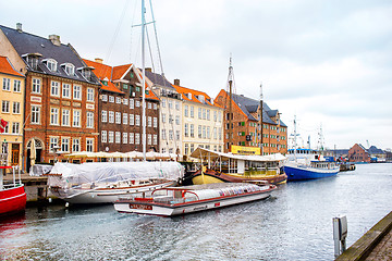 Image showing Nyhavn channel, Copenhagen