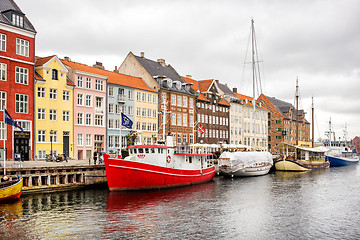 Image showing Nyhavn channel, Copenhagen