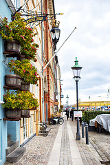 Image showing Colorful hauses, Nyhavn, Copenhagen