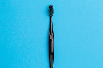 Image showing Image of one black toothbrush