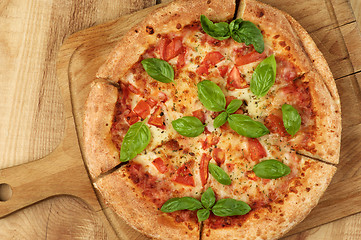 Image showing Homemade Margherita Pizza