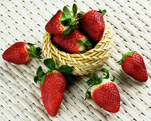 Image showing Fresh Ripe Strawberries