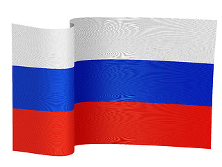 Image showing illustration of Russian flag