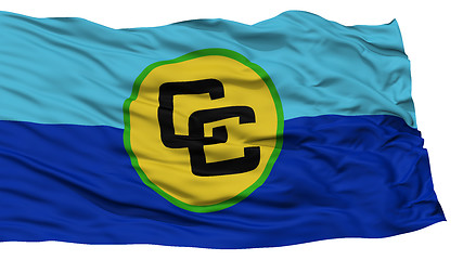 Image showing Isolated CARICOM Flag