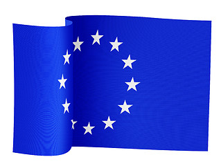 Image showing illustration of EU flag