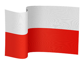 Image showing illustration of Poland flag