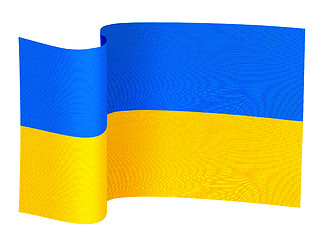 Image showing illustration of Ukrainian flag