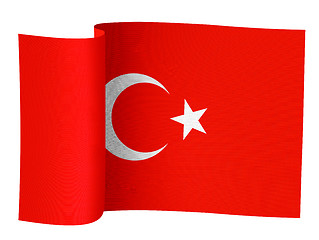 Image showing illustration of Turkish flag