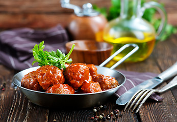 Image showing meatballs