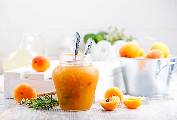 Image showing apricot jam