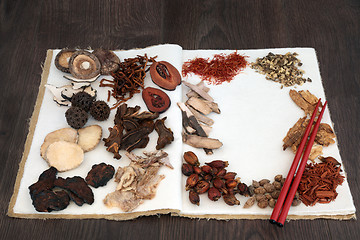 Image showing Chinese Herb Selection