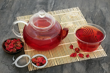 Image showing Pomegranate Herb Flower Tea