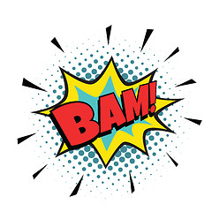 Image showing bam comic bubble