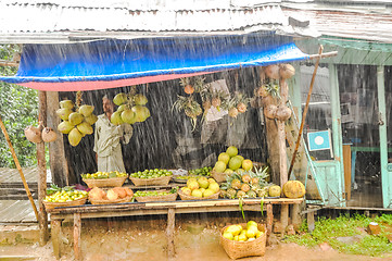 Image showing Fruit stall in Bangladesh
