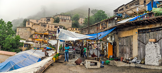 Image showing Marketplace in Masuleh in Iran