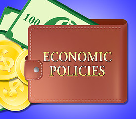 Image showing Economic Policies Meaning Economics Guide 3d Illustration