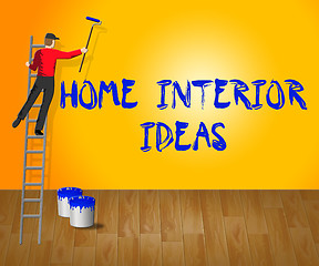 Image showing Home Interior Ideas Shows House 3d Illustration