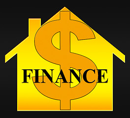 Image showing Finance Icon Representing Financial Investment 3d Illustration