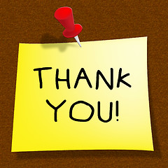 Image showing Thank You Means Giving Gratefulness 3d Illustration