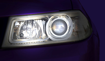 Image showing Car headlight