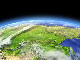 Image showing Siberia from space