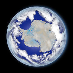 Image showing Antarctica from space