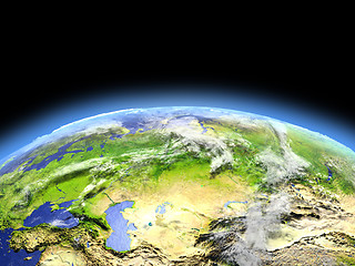 Image showing Western and central Asia from space