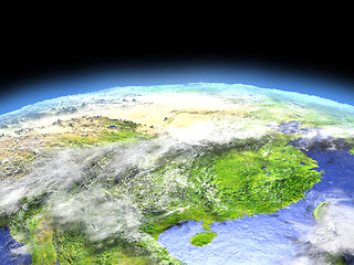 Image showing Eastern China from space