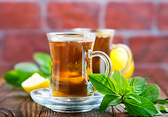 Image showing lemon tea