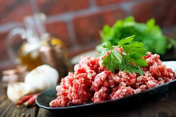 Image showing minced meat