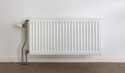 Image showing Heating radiator in a dutch home