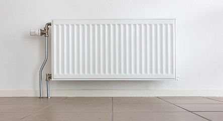 Image showing Heating radiator in a dutch home