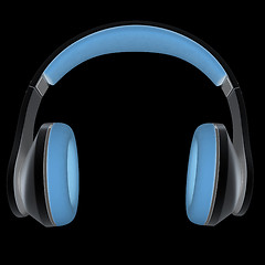 Image showing Best headphone icon. 3d illustration