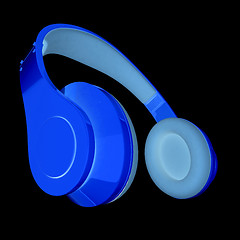 Image showing Best headphone icon. 3d illustration