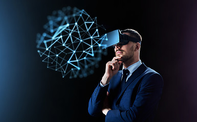 Image showing businessman in virtual reality headset