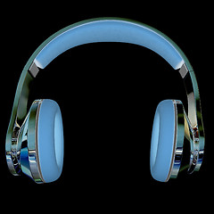 Image showing Best headphone icon. 3d illustration